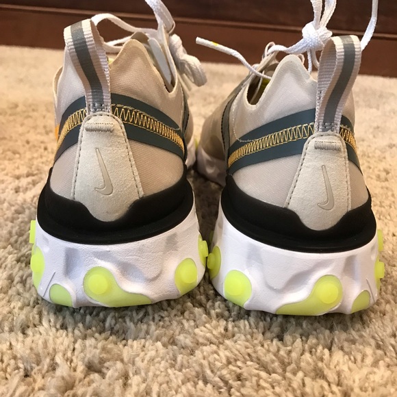 NEW NIKE REACT ELEMENT 87 OREWOOD BROWN VOLT SZ9.5 - Picture 6 of 8
